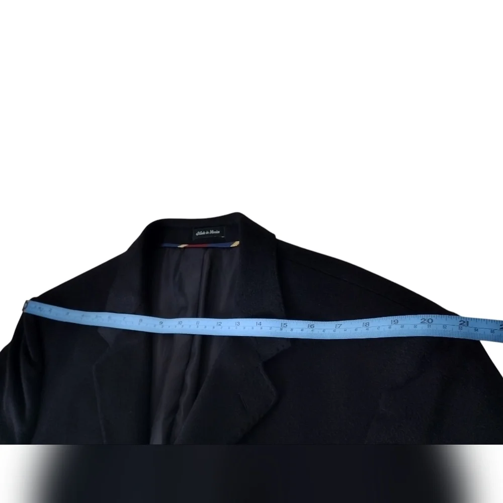 J. Crew Season Holiday 100% Cashmere Black Sport Coats Blazer Jacket Sz 46R